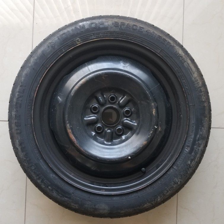 Toyota Dunlop T135/80D16 101M Donut Spare Tire Assembly OEM 135/80/16