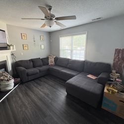 Grey Sectional Couch 