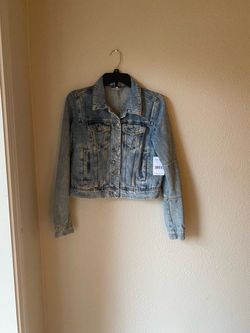 Free People Cropped Denim Jacket