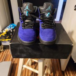 Jordan 5 Alt Grape Good Cond Sz 8.5 $160