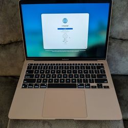 Apple M1 MacBook Air 16GB RAM Laptop Like New 100% battery - GOLD