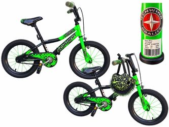 Schwinn Piston 16” Kids Bike – Green/Black