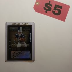 Dallas Cowboys Patrick Crayton RC Auto 2004 Playoff Contenders Rookie Ticket #189