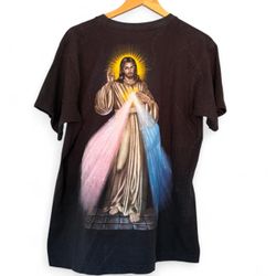 Black Jesus Christ graphic tee
