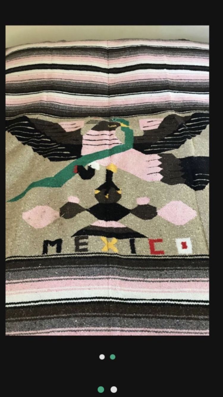 Vintage Mexican Shape Blanket