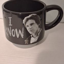 Star Wars Harrison Ford Hans Solo Iconic" I Know" Mug