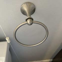 Silver Towel Ring/rack 