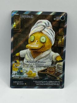 Non TCG Pokemon Psyduck Fan Art Card