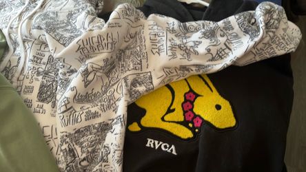 Men’s high-end hoodies/jackets (suicidal tendencies, Patagonia, marmot, Helmut Lang, Sacai, Heron Preston, etc.)