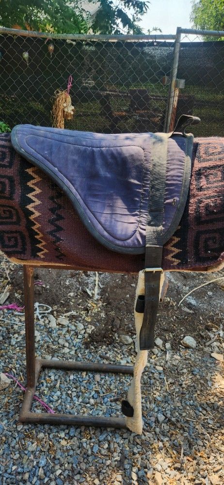 Navy Bareback Pad For Horse Riding