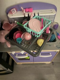 Kids kitchen with accessories