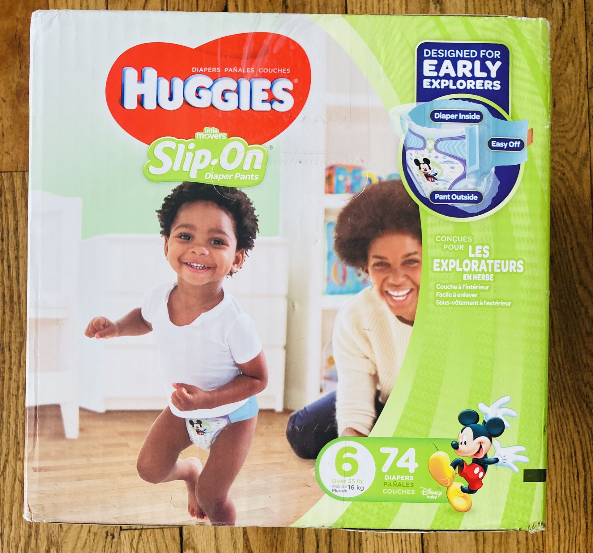 Huggies Slip on 6-74 Ct
