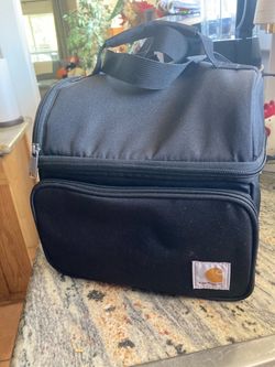 Carhartt Black Insulated Lunch Box Bag