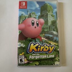 Kirby and the forgotten land for Nintendo switch