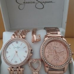 WOMEN'S WATCH AND BRACELET SET