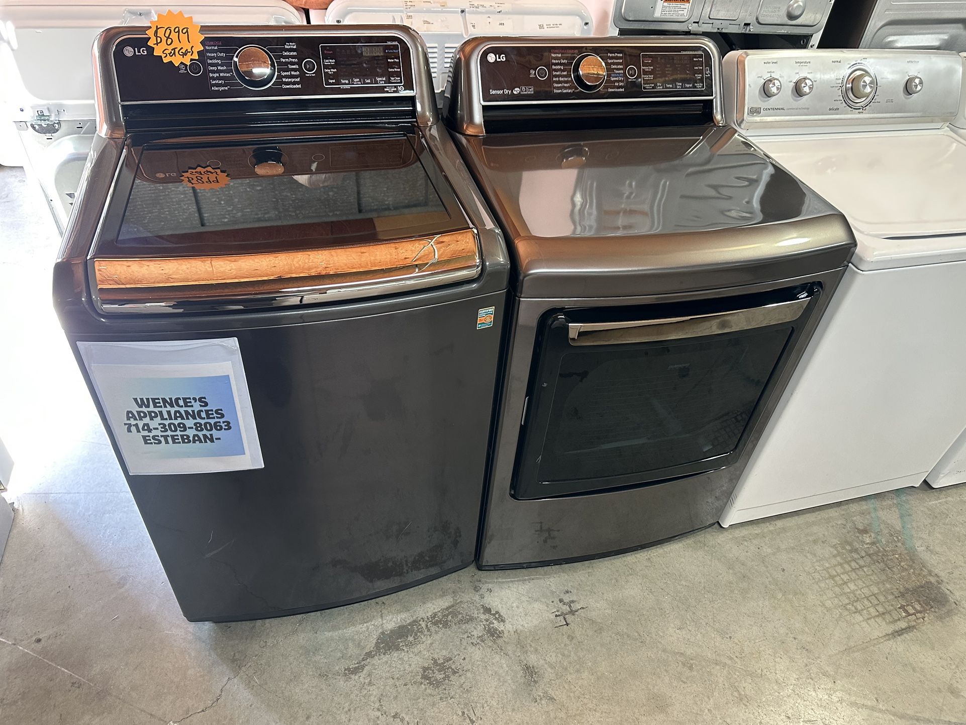 Lg Washer And Gas Dryer 