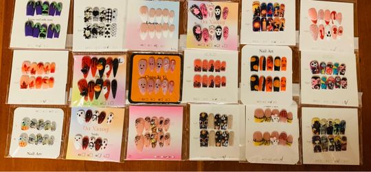 Halloween Press-On Nail Sets $5 each set
