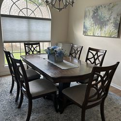 Solid Wood Dining Room Set