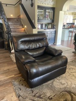 Electric Leather Recliner