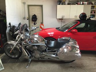 One of a kind Harley Davidson chrome vrod