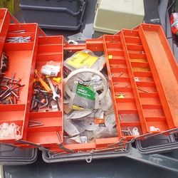 tool box w/ random content
