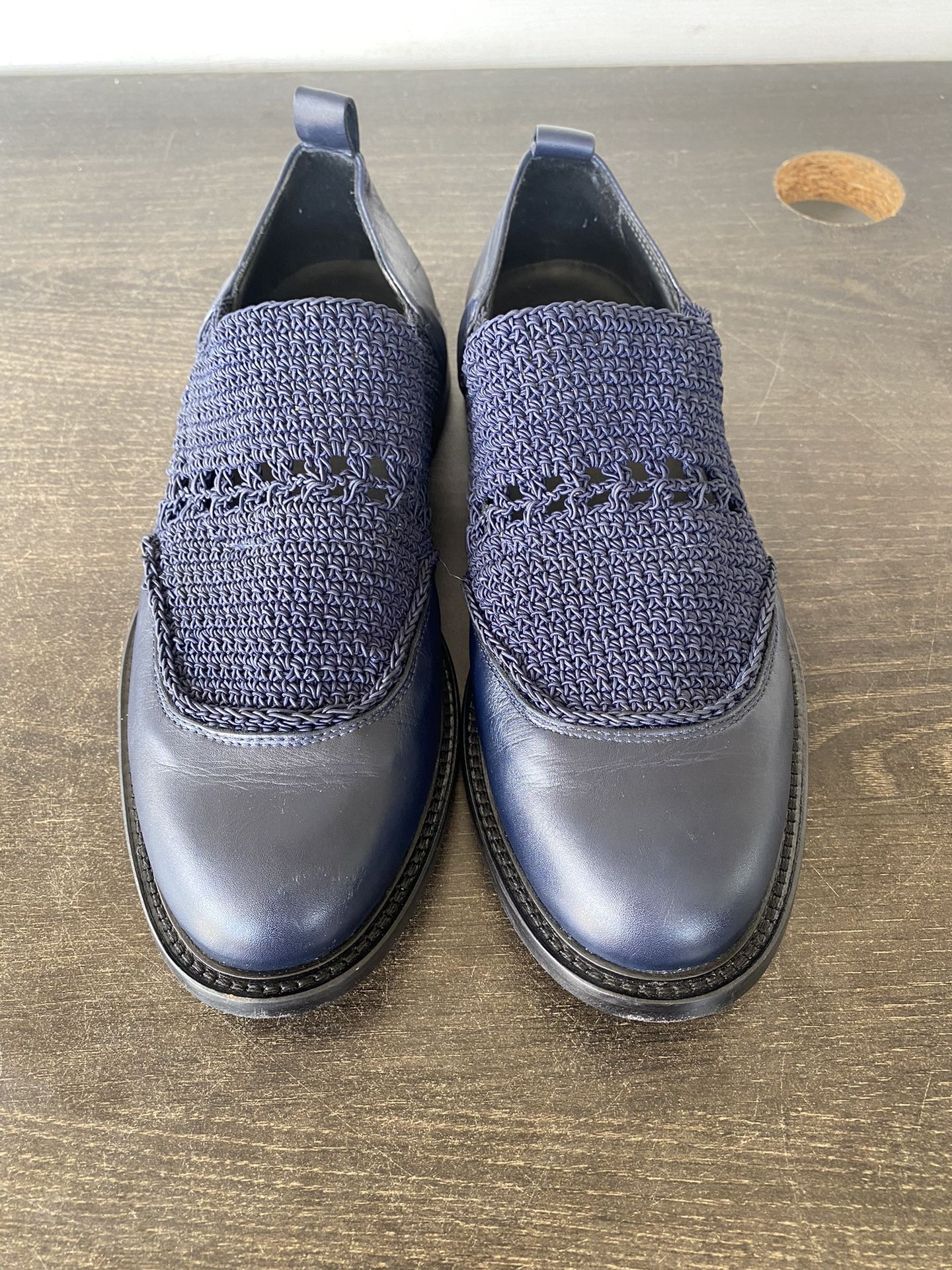 Versace stringata vitel navy dress shoes men size 39 (6). Versace stringata vitel navy dress shoes men size 6 - www  main image 3