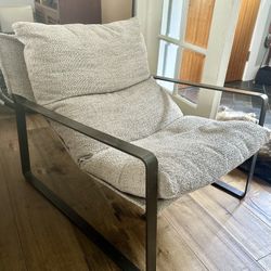 Emmett Sling Chair - Merino Porcelain