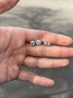 VVS1 Moissanite Diamond Earrings 925 Sterling Silver