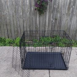 Large Midwest Double Door Dog Crate