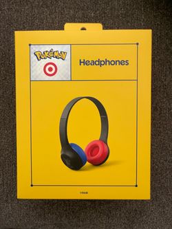 NEW Target X Pokemon Bluetooth On-Ear Wireless IN HAND Dmg