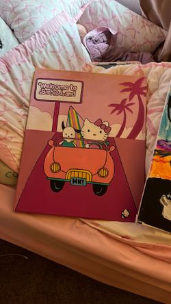Free! Handpainted Hello kitty Pick up
