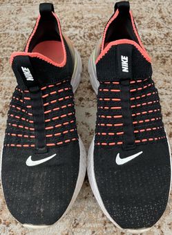 Nike React Phantom Run Flyknit 2 Running Shoes Sneakers Women's  Size 9 Black Mango