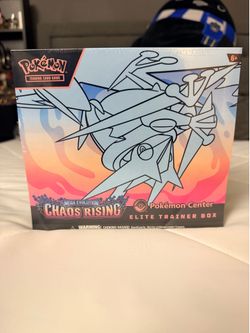 Chaos Rising Pokemon Center ETB - Tear on Side