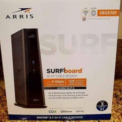 ARRIS SURFboard SBG8300 DOCSIS 3.1 Gigabit Cable Modem & AC2350 Wi-Fi Router