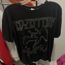 Vintage Led Zeppelin Concert T Shirt 