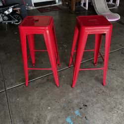 Red Stools 