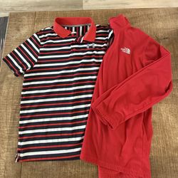 Bundle - Teen Collar & 1/4 Zip - Size Large - $30