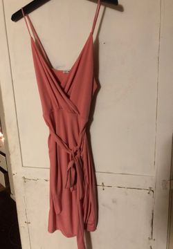 Pink short dress