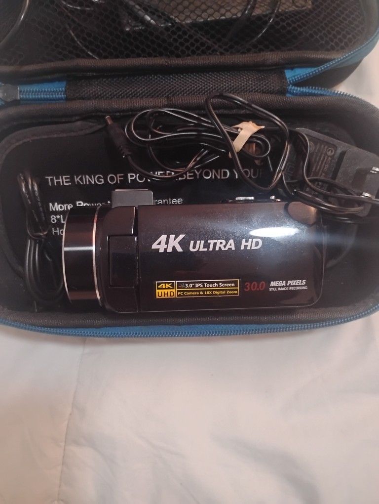 4k Mini Camera W/ Charger Cord And Case $45