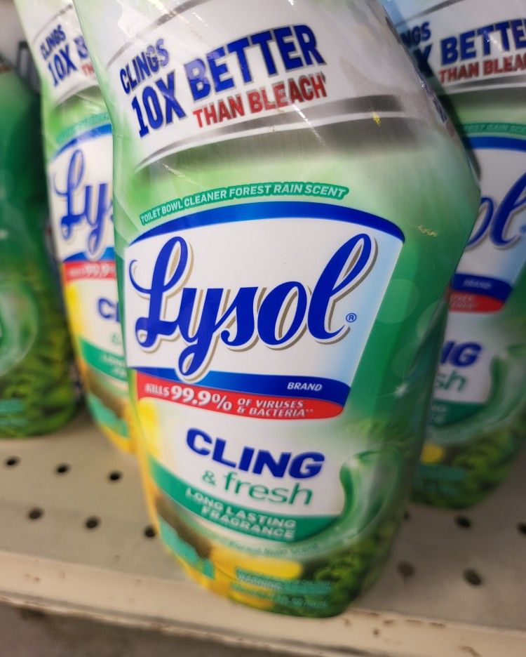 🧹 Lysol Cling & Fresh Toilet Bowl Cleaner Case – 9 Bottles for $12! 🧴