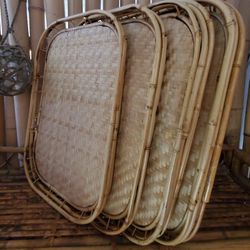 Wicker Lap Trays 10 Available 