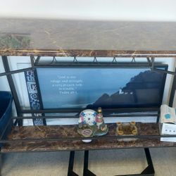 Marble Wine Rack Table