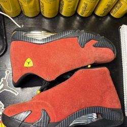 Jordan 14 Black Toe Size 8 