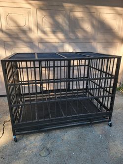 Large Heavy Duty Metal Dog Crate