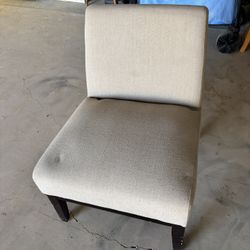 Beige Reading Chair 