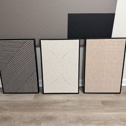 Boho Modern Wall Art Set Of 3