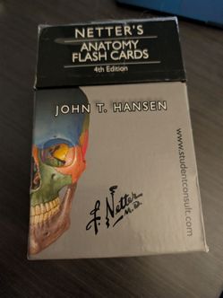 Netter's Anatomy Flash Cards 4th Edition