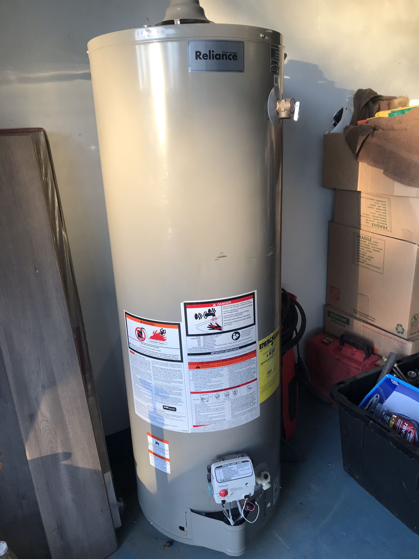 Brand new 40gal (propane) water heater