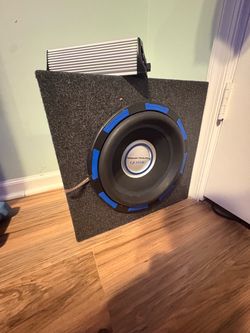 Big speaker with thramps amp