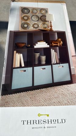 NEW Threshold 9-Cube Organizer – 2 Available – Avington Finish